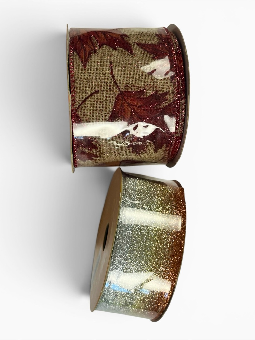 🍂 Fall Ribbon Bundle – 2 Wired Ribbon Rolls – $6 🍂 - Picture 2 of 6